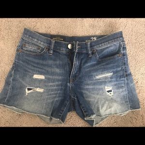 J.Crew cut-off denim shorts